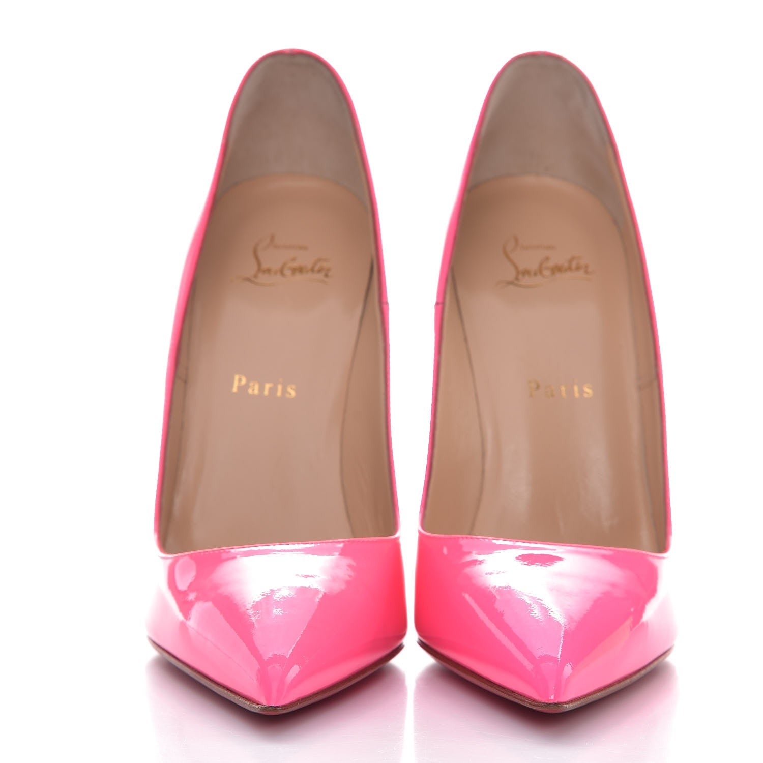 Christian Louboutin Patent So Kate 120 Pumps 39 Shocking Pink 2 of 9