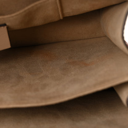 Fendi Vitello Liberty FF 1974 Embossed Kan I Shoulder Bag Fragola 14 of 15