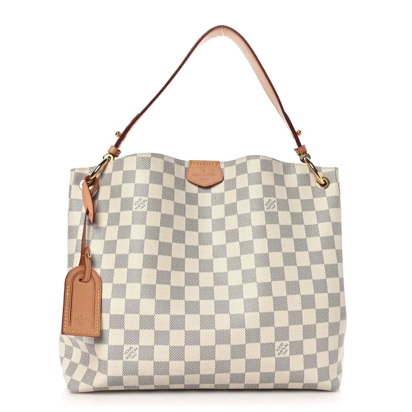 Damier Azur Graceful PM Rose Ballerine