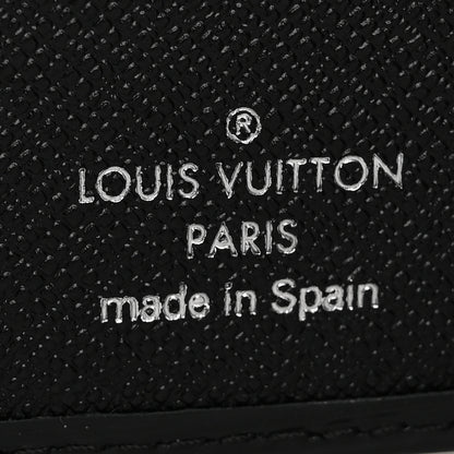 Louis Vuitton Epi Checkbook Organizer Wallet Black 6 of 7