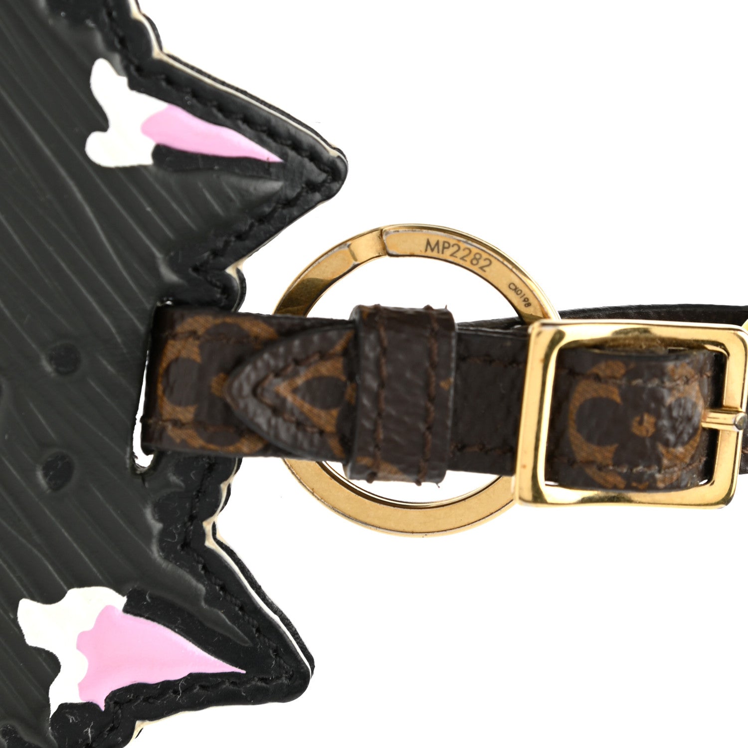 Louis Vuitton Epi Monogram Catogram Bag Charm Key Holder Gris 3 of 5