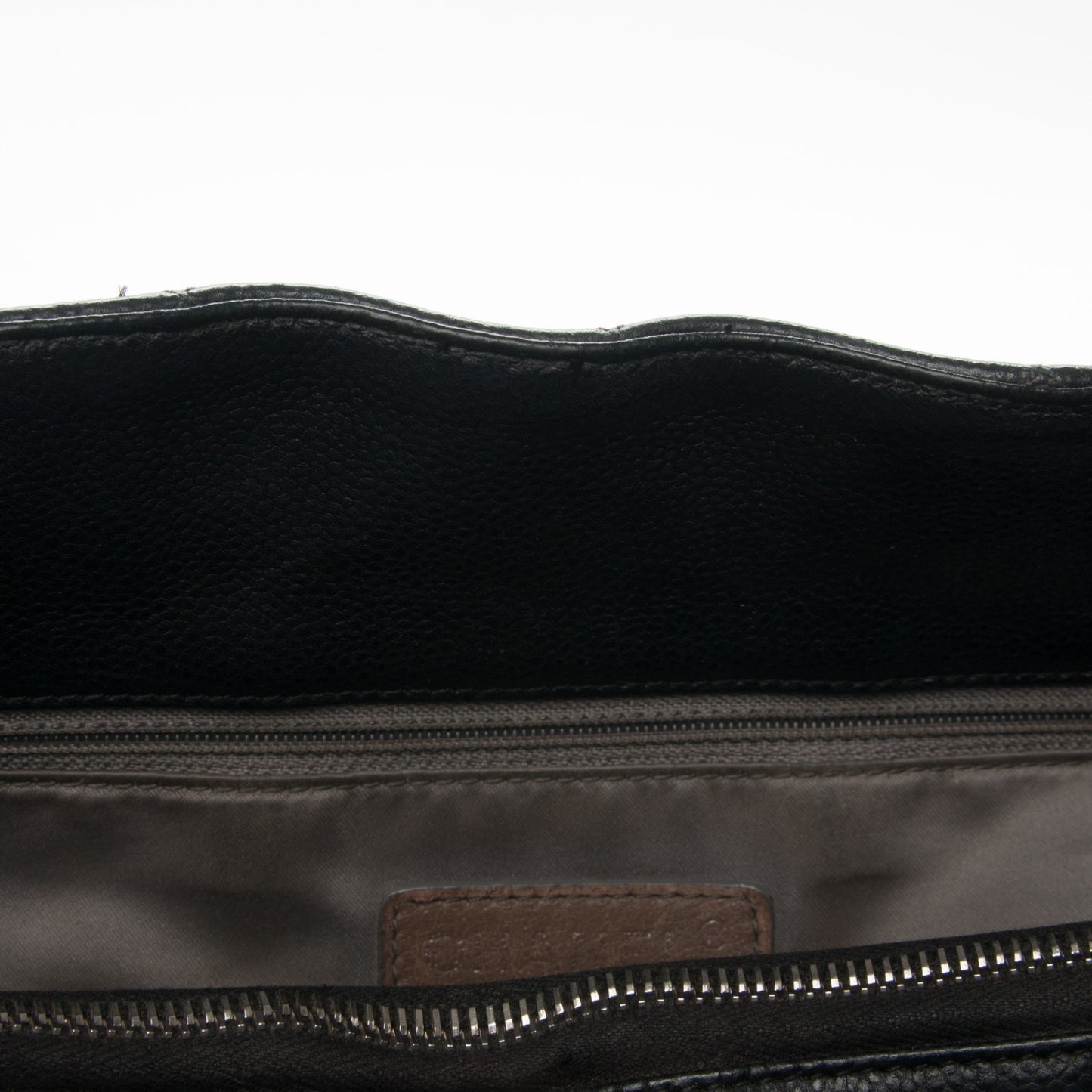 Caviar Quilted XL Grand Shopping Tote GST Dark Grey