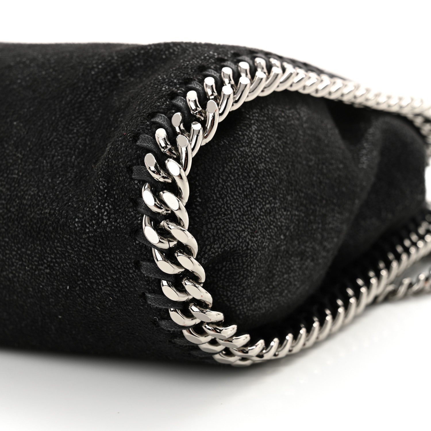 Stella McCartney Shaggy Deer Mini Falabella Tote Black 9 of 9