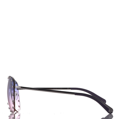 Louis Vuitton The Party Aviator Sunglasses Z0925U Purple 2 of 11