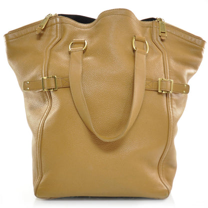 Saint Laurent Leather Downtown Tote Camel 4 of 7