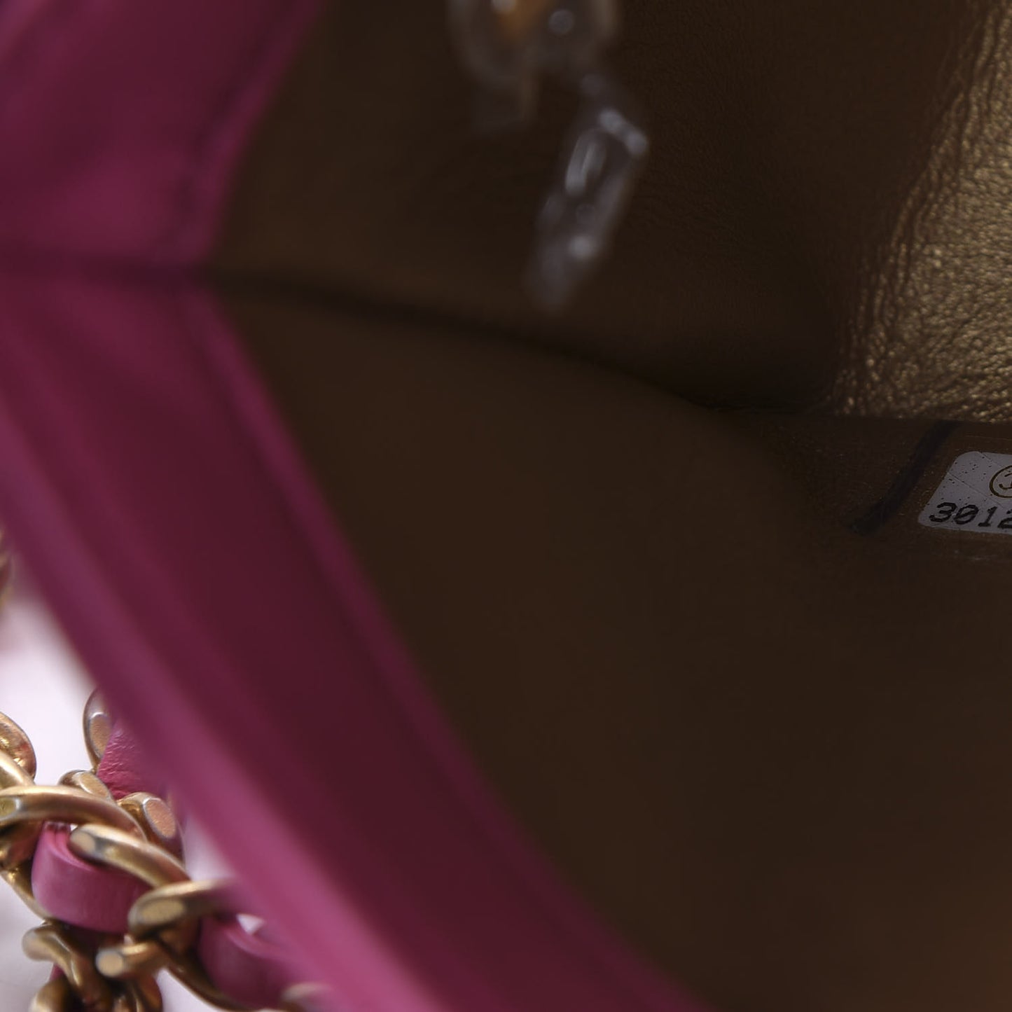 Lambskin Quilted Mini Pearl Crush Flap Pink