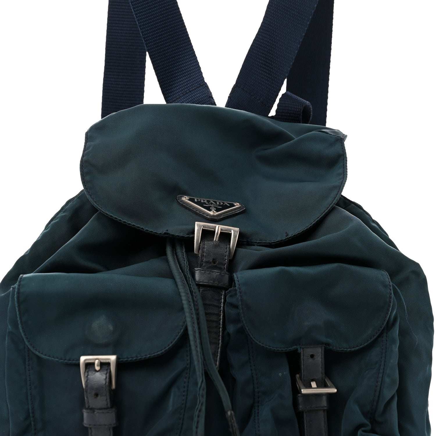 Prada Nylon Vela Small Backpack Green 7 of 16