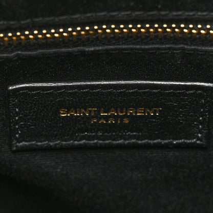 Saint Laurent Calfskin Y Quilted Monogram Medium Loulou Chain Satchel Nude Powder 8 of 20