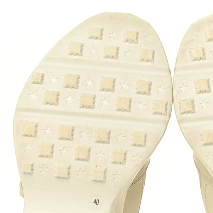 Gucci Calfskin Logo Womens Rhyton Sneakers 40 Ivory 7 of 20