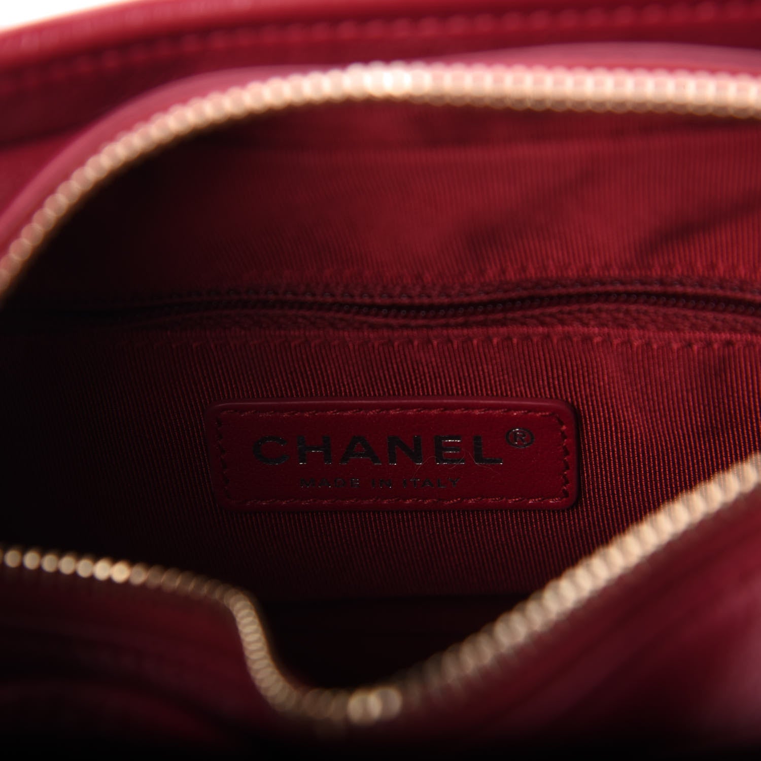 Chanel Aged Calfskin Quilted Small Gabrielle Hobo Dark Pink 6 of 10