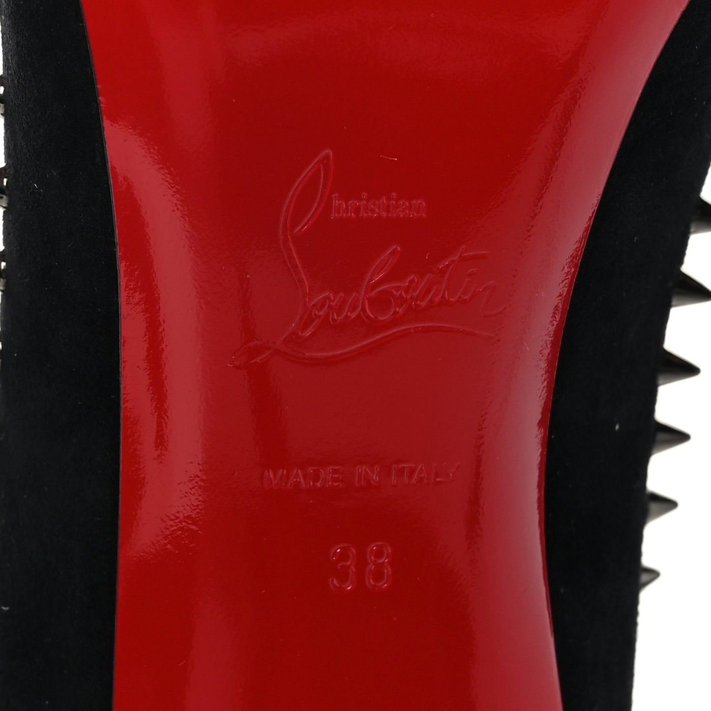 Veau Velours Anjalina 85 Pumps 38 Black Gun