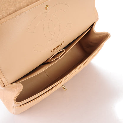 Chanel Caviar Quilted Jumbo Double Flap Beige Clair 5 of 7