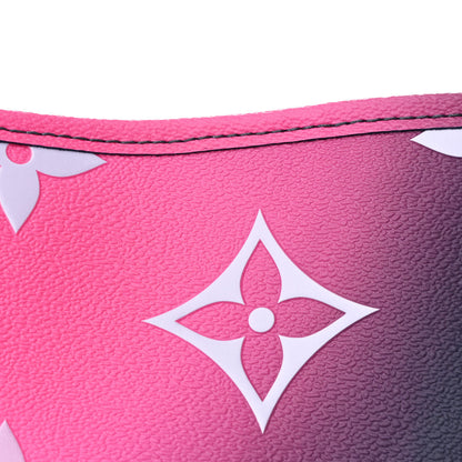 Louis Vuitton Monogram Giant Spring In The City Neverfull MM Midnight Fuchsia 9 of 11
