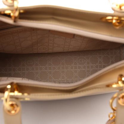 Christian Dior Patent Large Lady Dior Beige 5 of 13