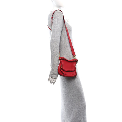 Tom Ford Calfskin Mini Jennifer Crossbody Bag Flame Red 2 of 9
