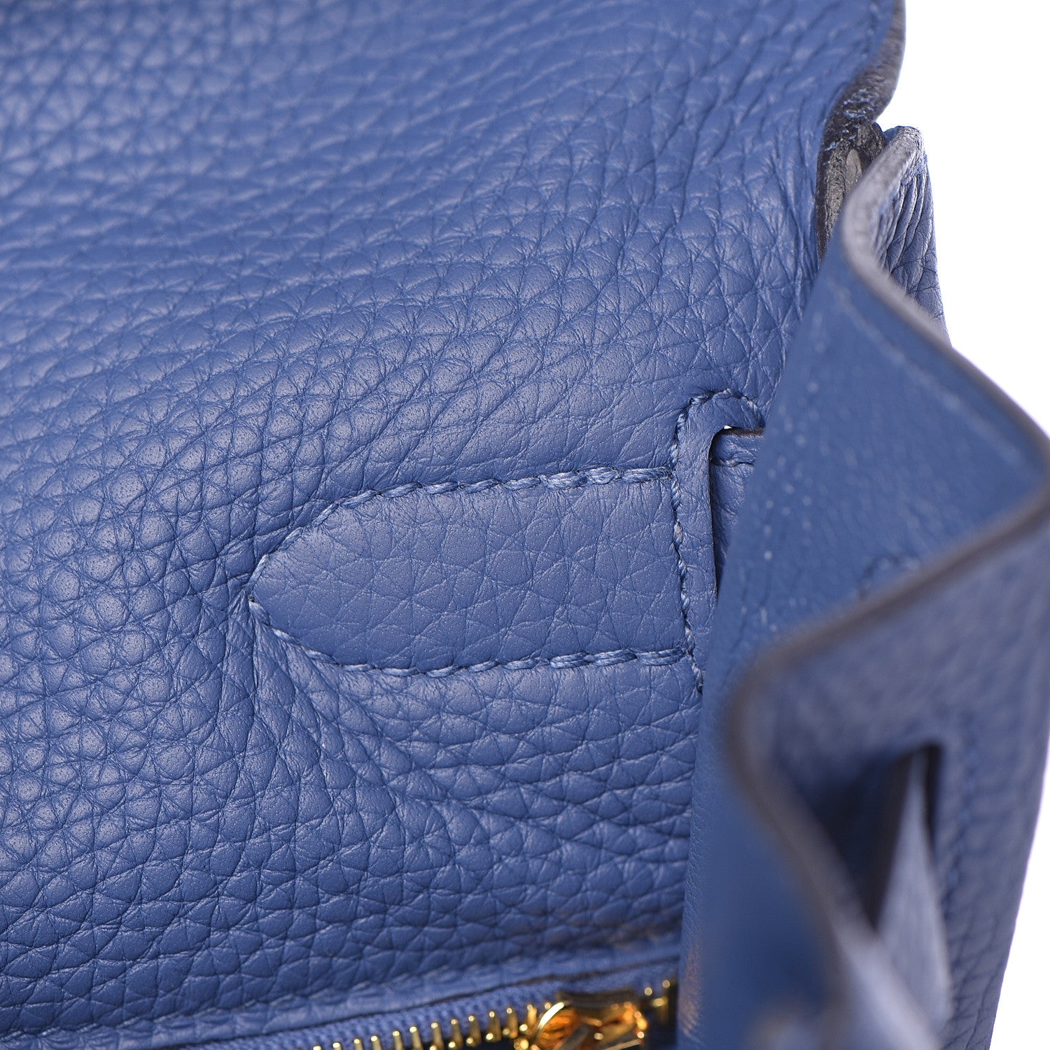Hermes Taurillon Clemence Kelly Retourne 32 Bleu Brighton 10 of 42