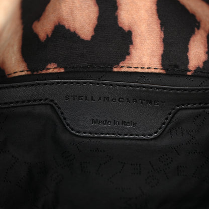 Stella McCartney Linen Leopard Print Small Falabella Tote Brown 6 of 9
