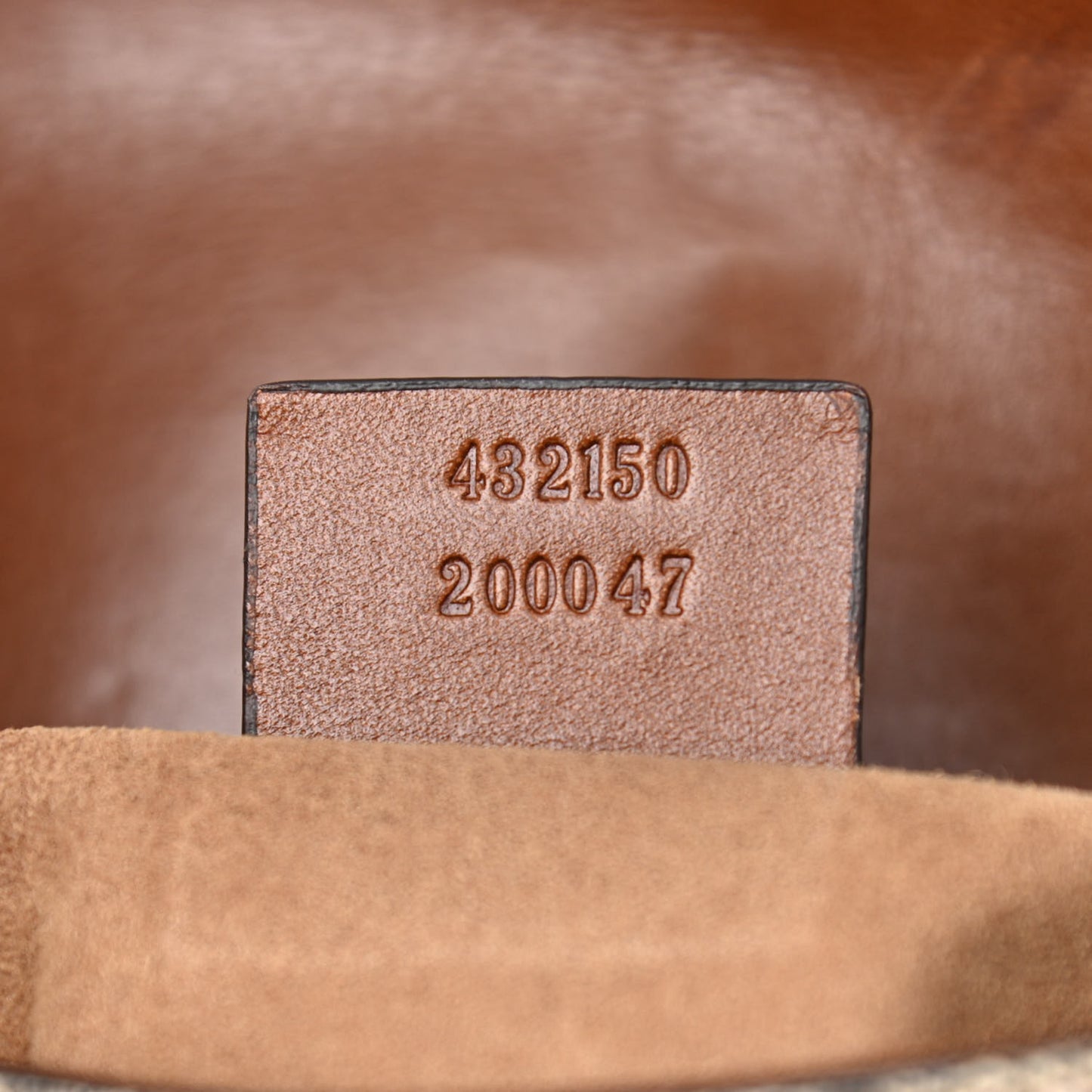 GG Supreme Monogram Small Messenger Shoulder Bag Beige Cuir