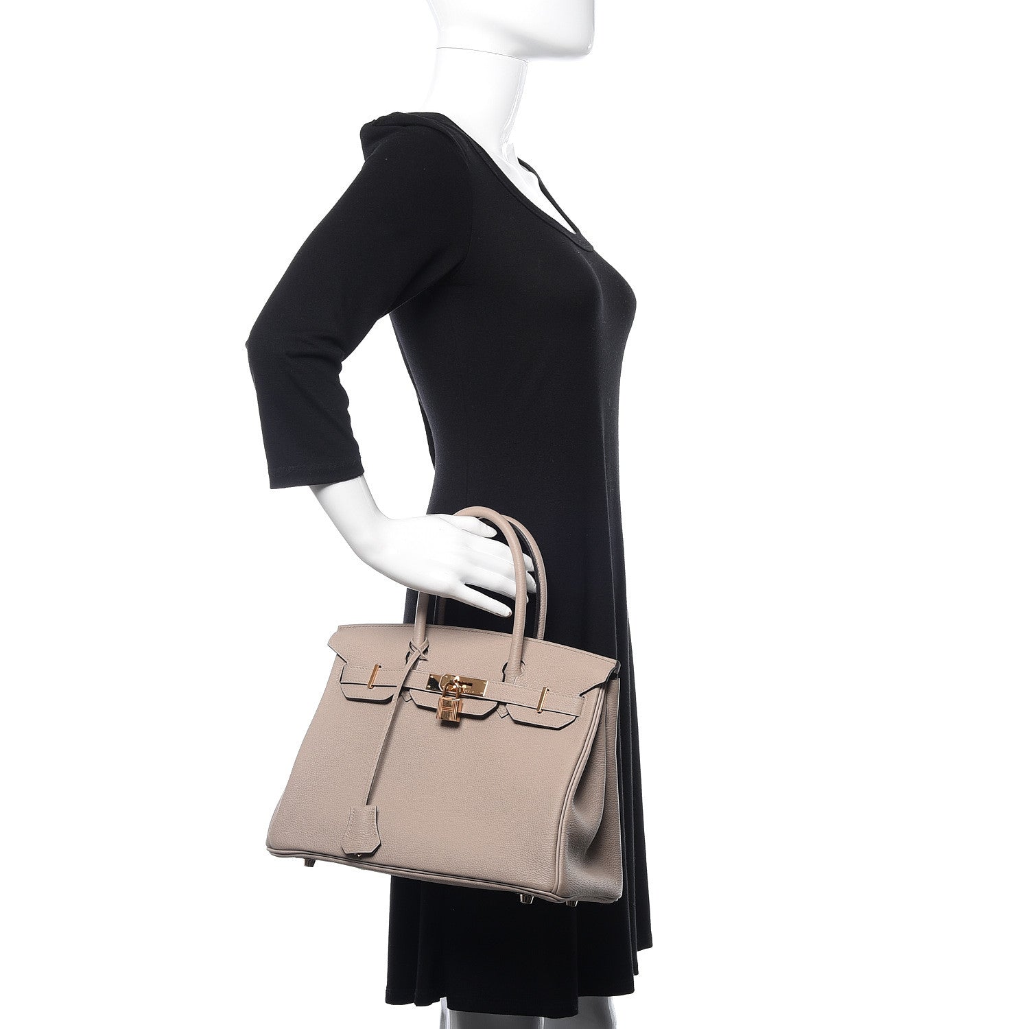Hermes Togo Birkin 30 Gris Tourterelle 2 of 34