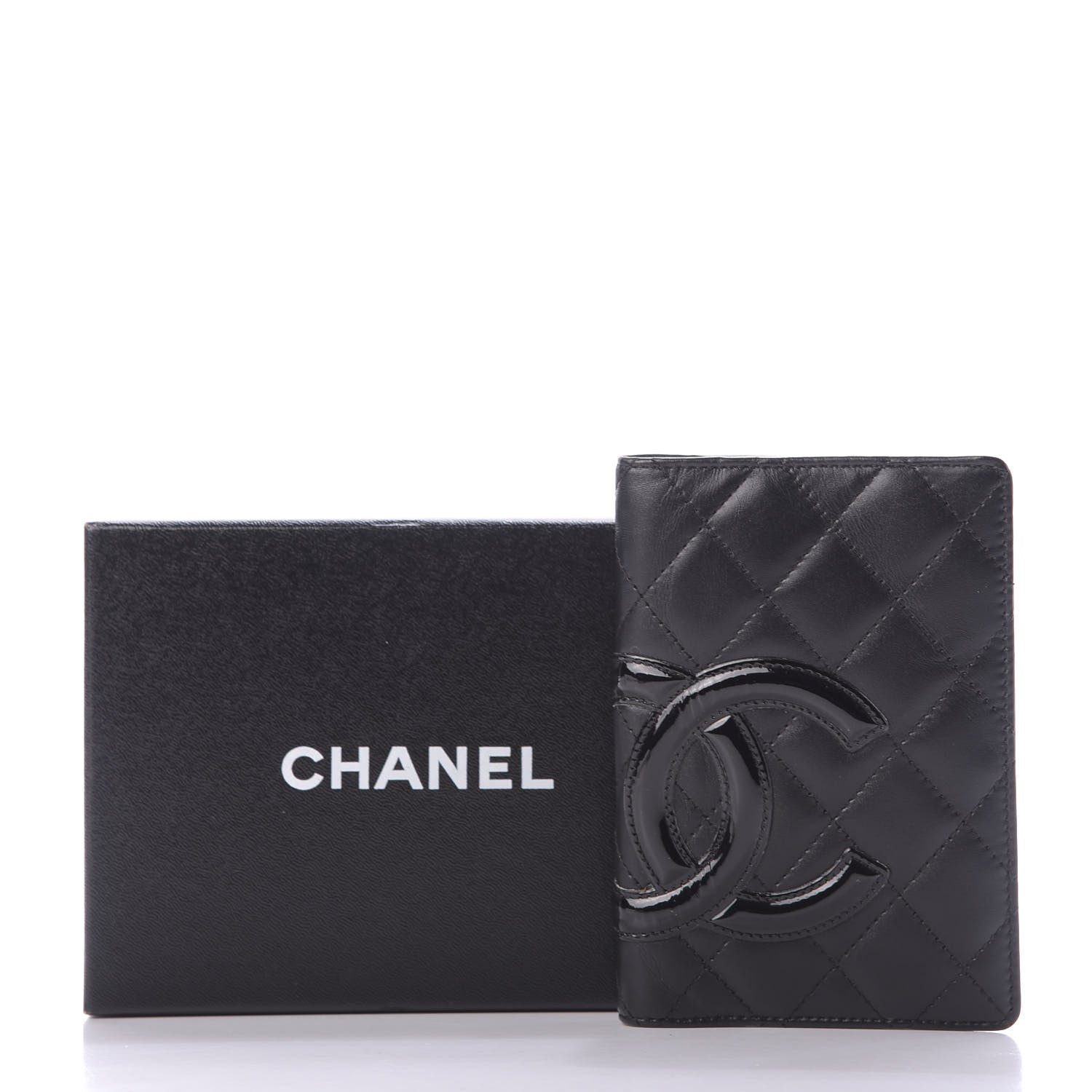 Chanel Calfskin Quilted Small Cambon Agenda Planner Black 12 of 12