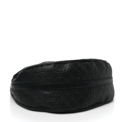 Gucci Guccissima Large GG Twins Hobo Black 17 of 26