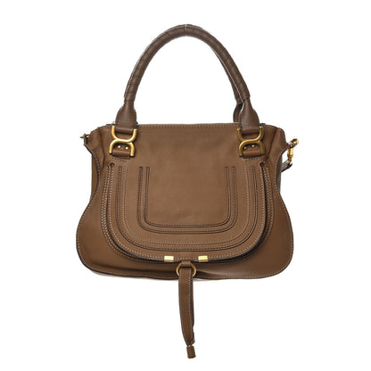 Chloe Calfskin Medium Marcie Satchel Barbour Khaki 1 of 12