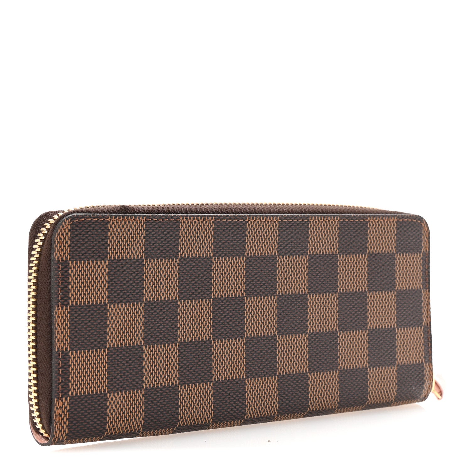Louis Vuitton Damier Ebene Clemence Wallet Rose Ballerine 3 of 6