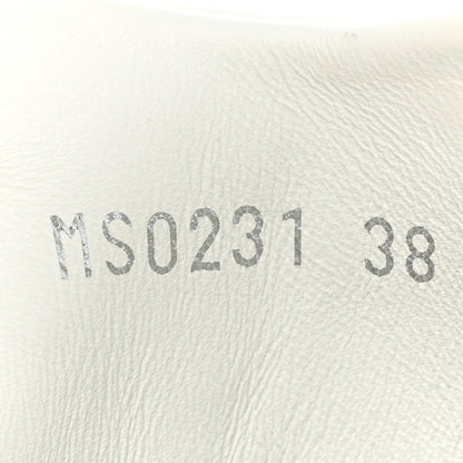 Louis Vuitton Lambskin Embossed Monogram Time Out Sneakers 38 White 10 of 11