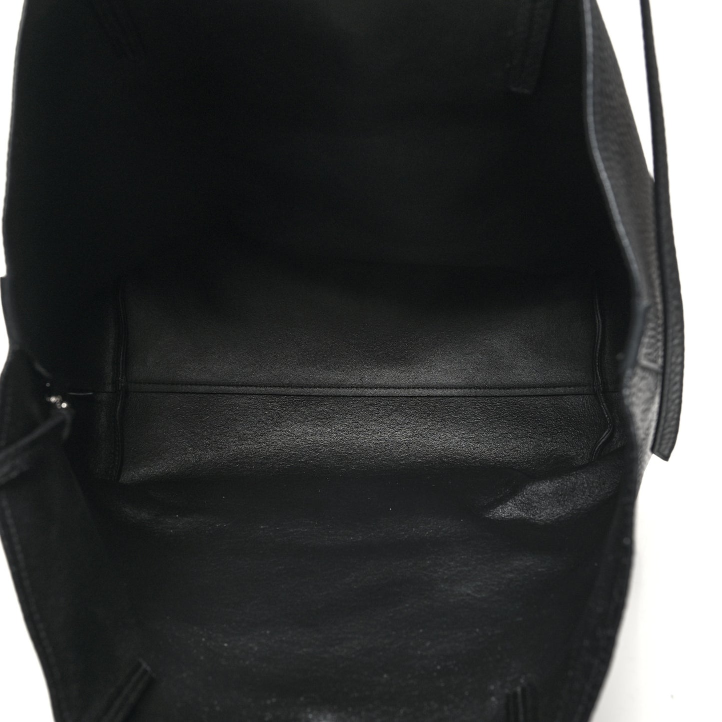Vitello Daino Small Concept Shopper Tote Black Astrale
