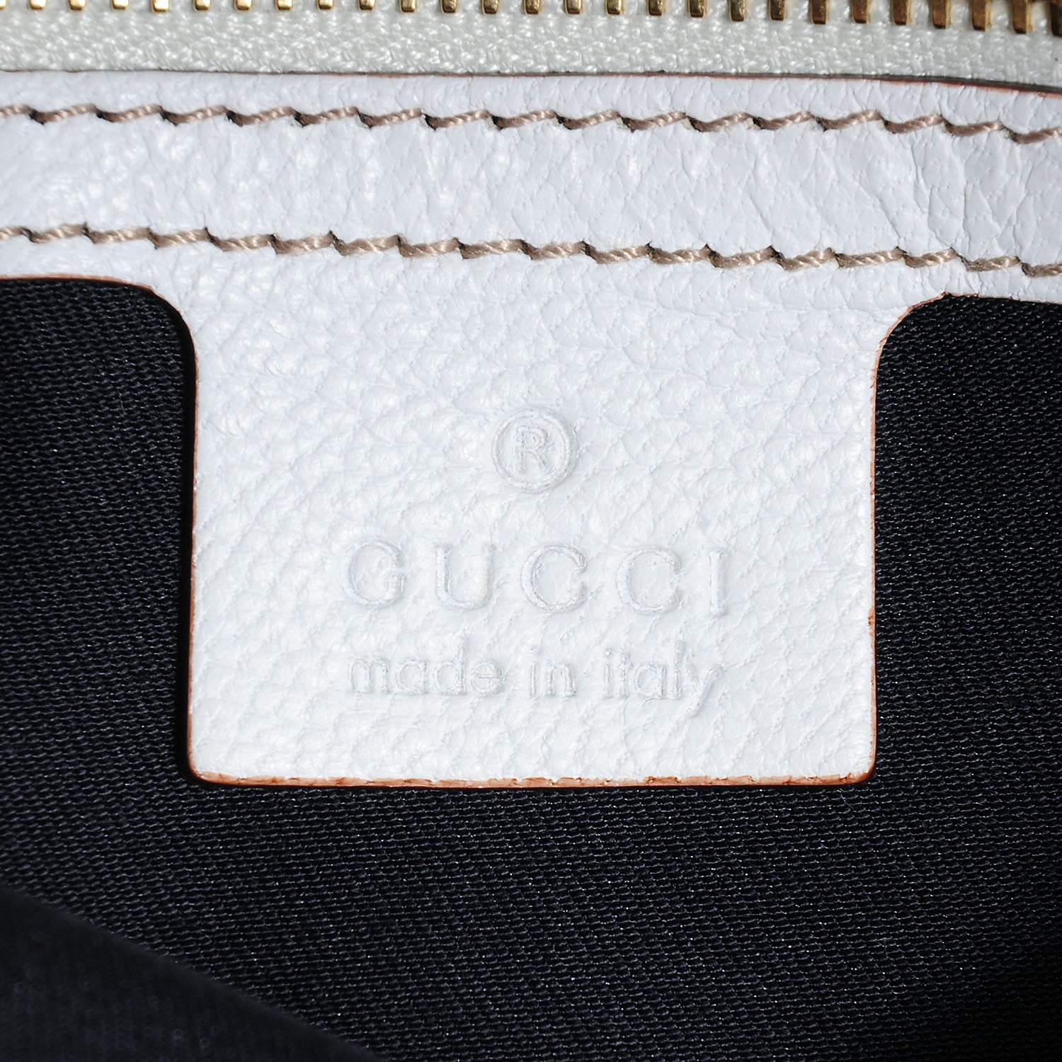 Gucci Leather Capri Large Bowler White 6 of 8
