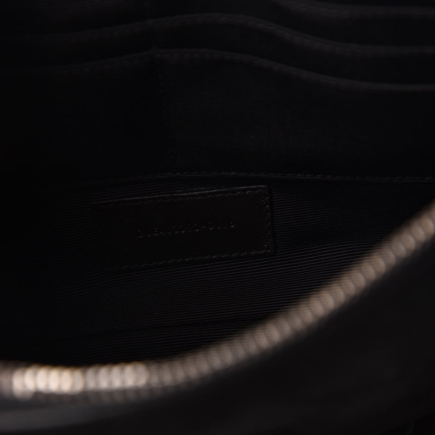 Suede Calfskin Small Fringe Crossbody Bag Black