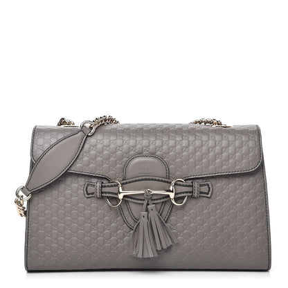 Gucci Soft Microguccissima Medium Emily Chain Shoulder Bag Loess 1 of 10
