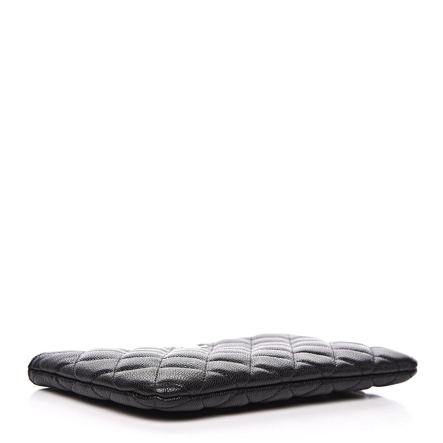 Caviar Quilted Small Pouch Black