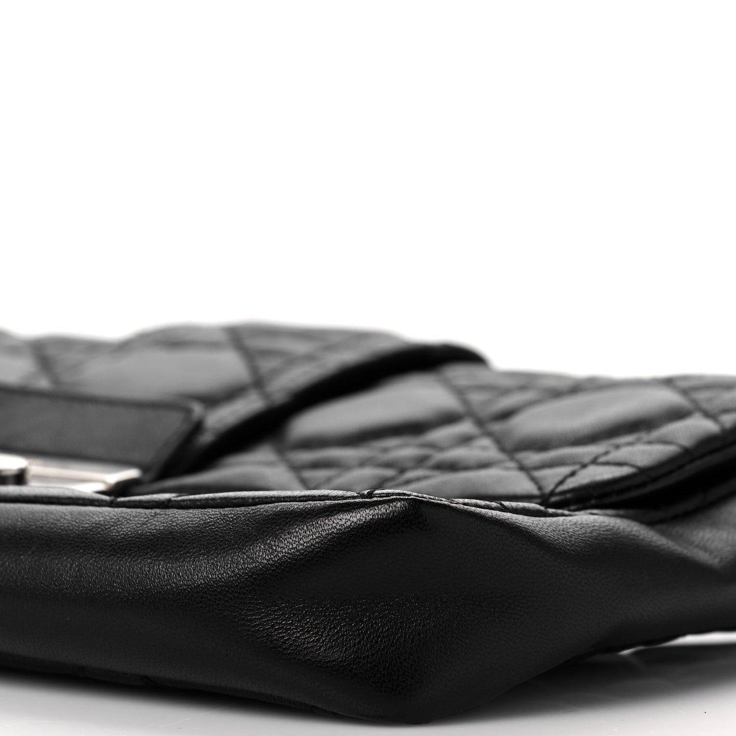 Lambskin Cannage Mini Miss Dior Flap Black