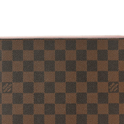 Louis Vuitton Damier Ebene Neverfull MM GM Pochette Rose Ballerine 7 of 7