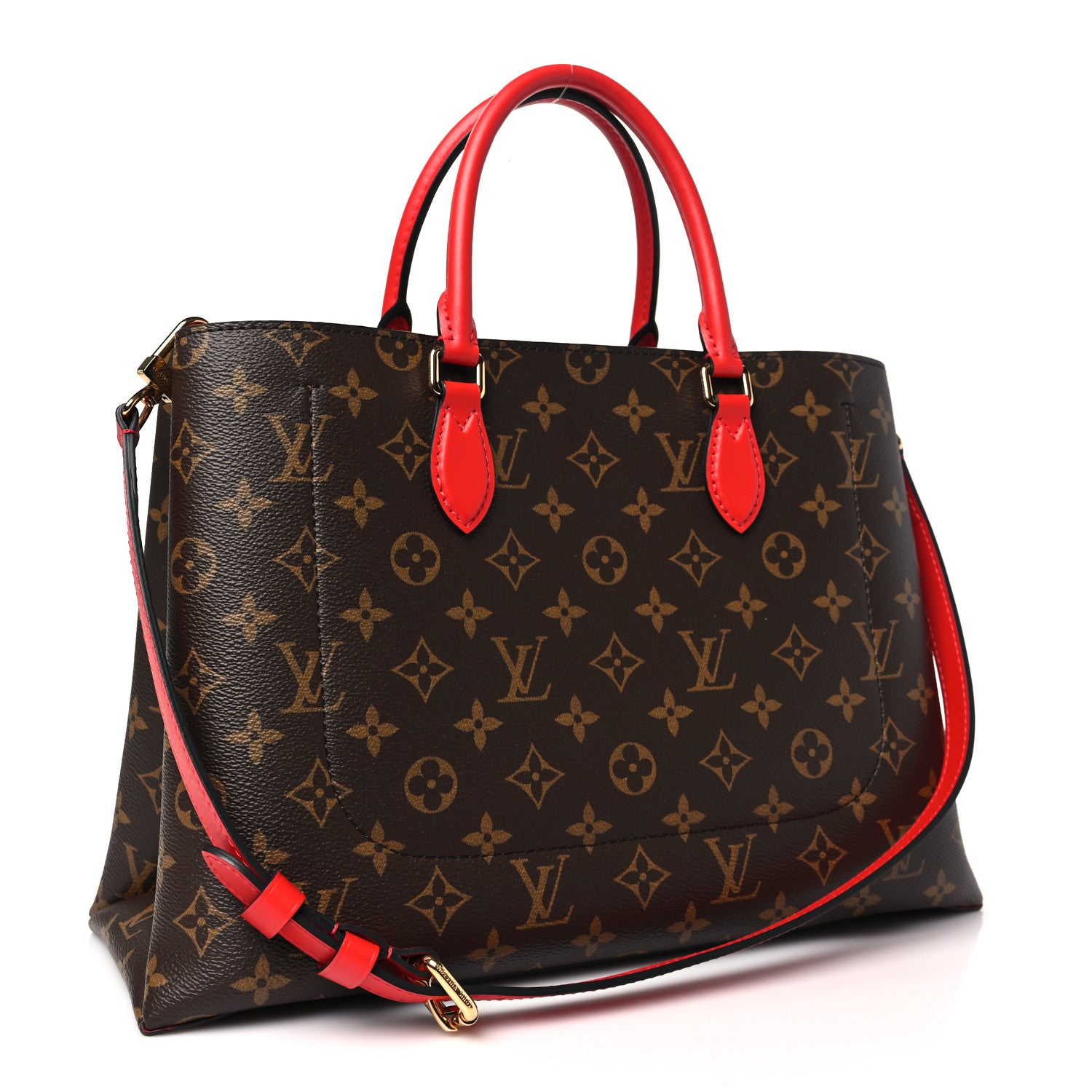 Louis Vuitton Monogram Flower Tote Coquelicot 3 of 9