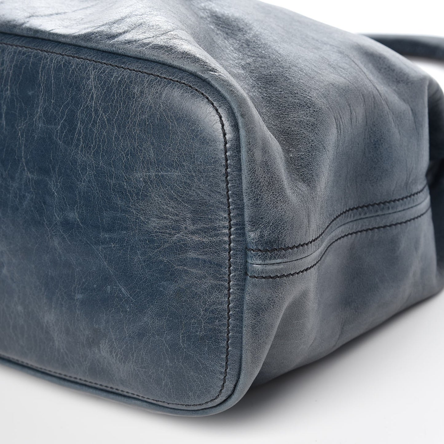 Vitello Shine Hobo Denim