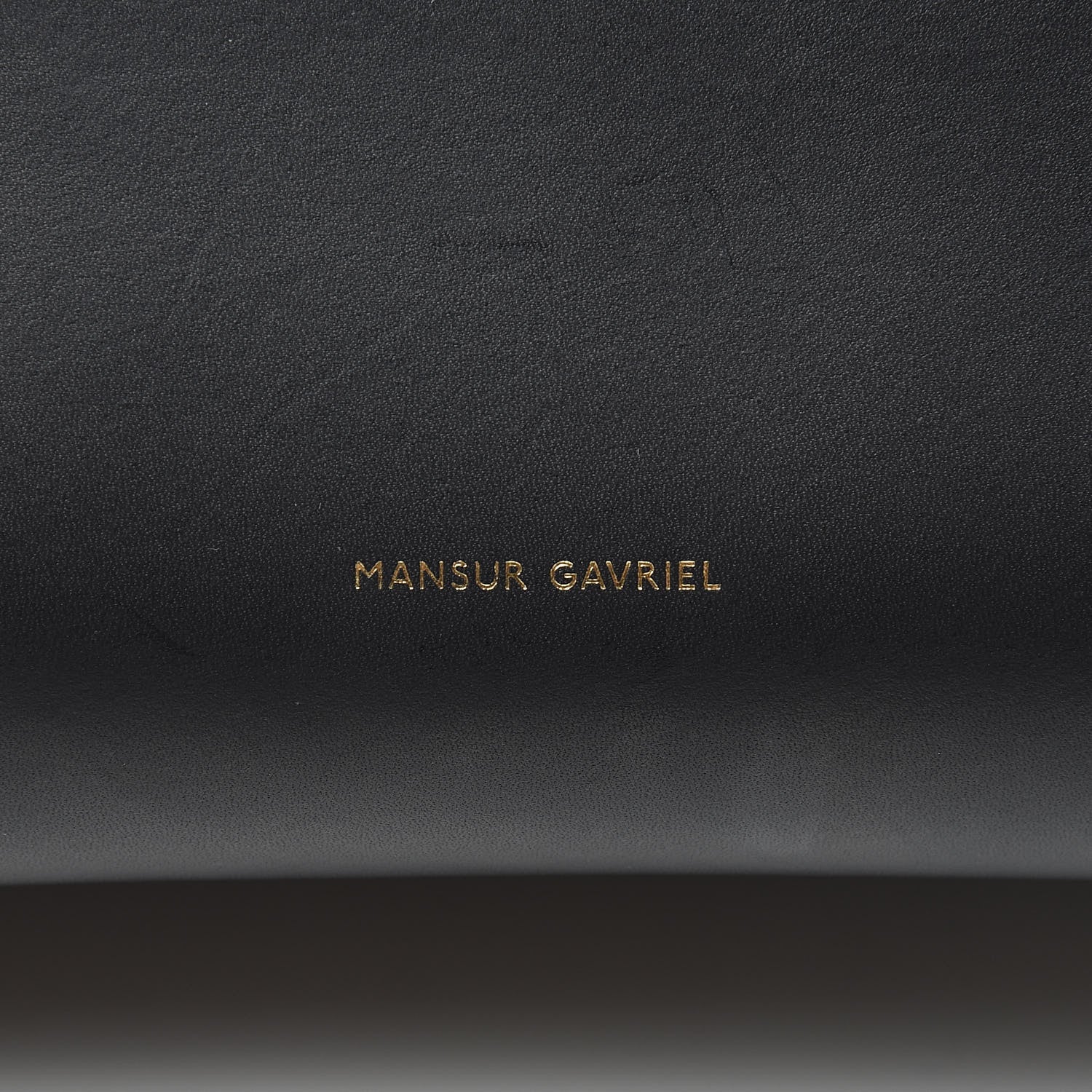 Mansur Gavriel Vegetable Tanned Calfskin Sun Bag Black 6 of 13