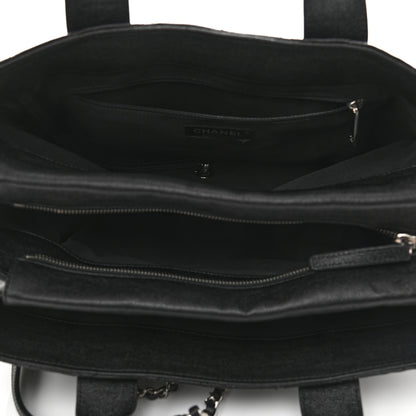 Chanel Caviar Quilted Large Urban Companion Top Handle Shopping Tote Black 4 of 9