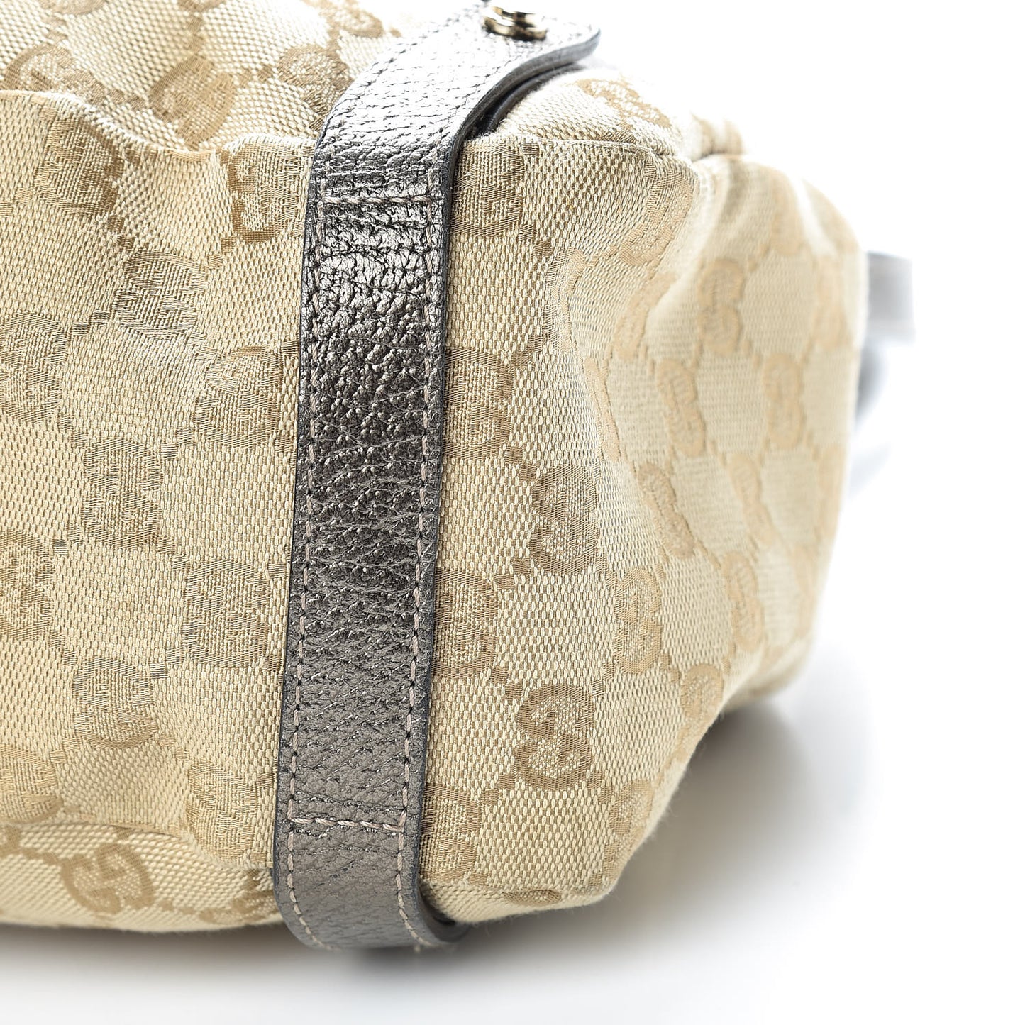 Monogram Medium Abbey Shoulder Bag Pewter