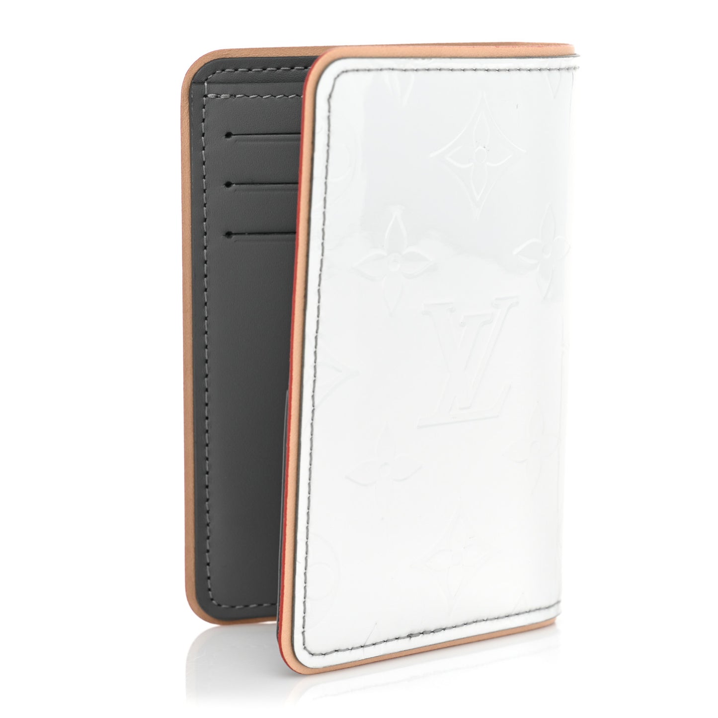 Monogram Mirror Slender Pocket Organizer