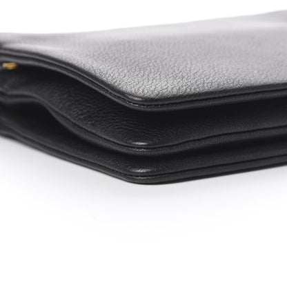 Celine Lambskin Small Trio Crossbody Bag Black 10 of 11