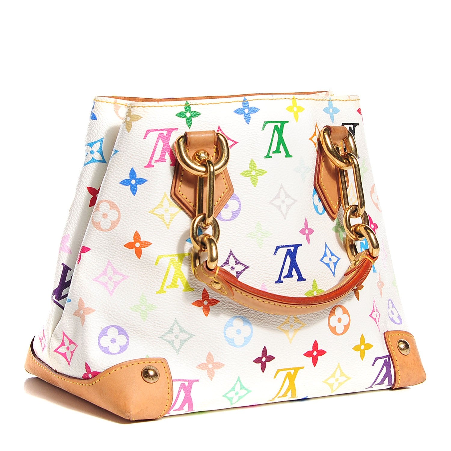 Louis Vuitton Monogram Multicolor Audra White 3 of 7