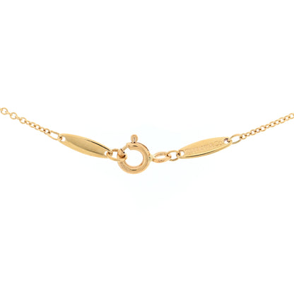Tiffany 18K Yellow Gold Diamond .17ct Elsa Peretti Diamonds by the Yard Pendant Necklace 4 of 5