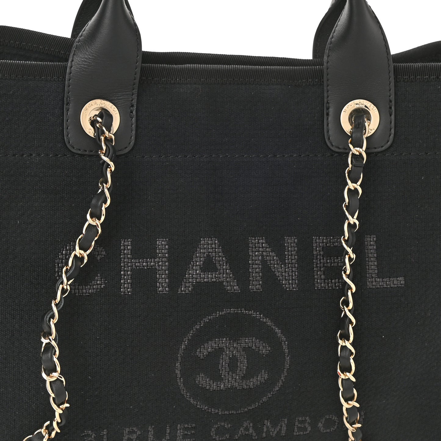 Mixed Fibers Small Deauville Tote Black