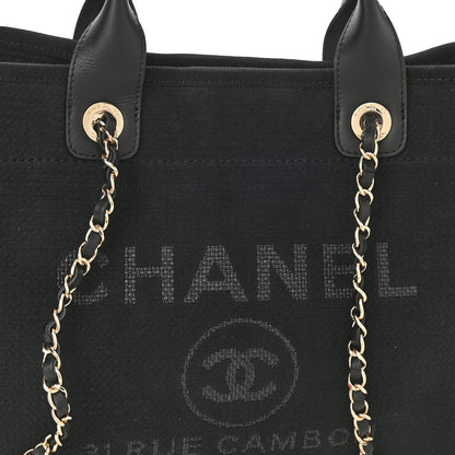 Chanel Mixed Fibers Small Deauville Tote Black 9 of 11