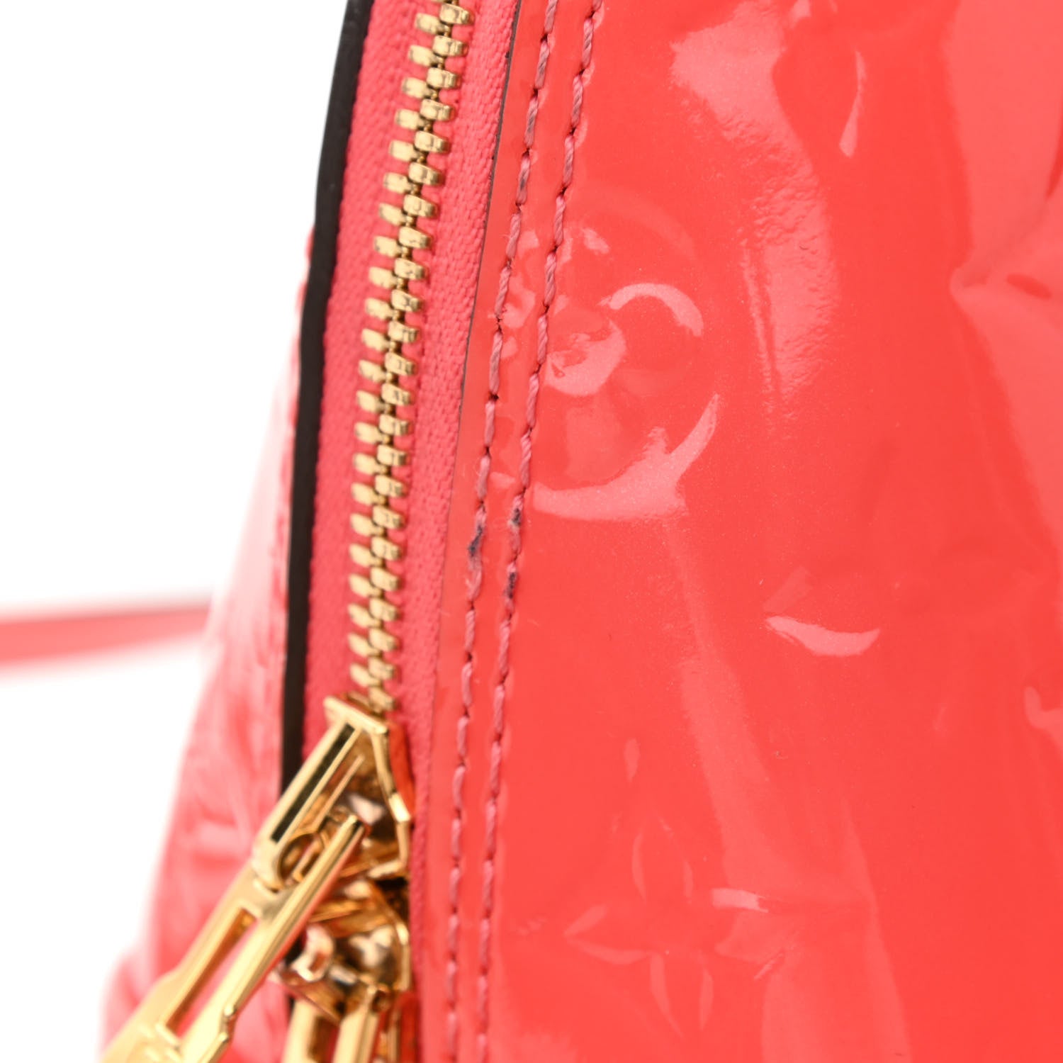 Louis Vuitton Vernis Alma BB Rose Litchi 8 of 9