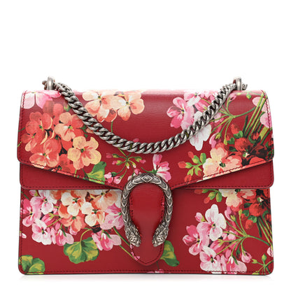 Gucci Calfskin Blooms Print Medium Dionysus Shoulder Bag Romantic Cherry Multicolor 1 of 9