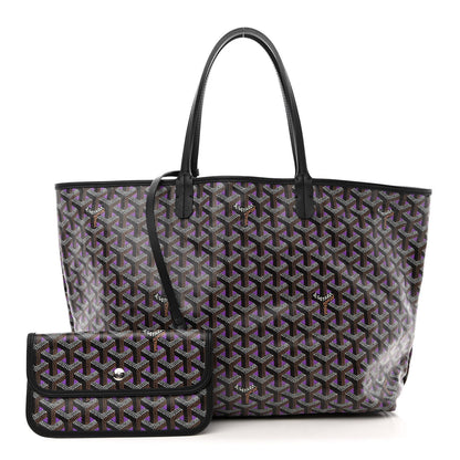 Goyard Goyardine Saint Louis Claire Voie PM Black Violet 1 of 14