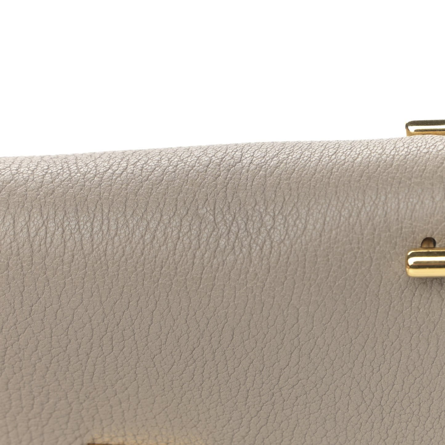 Grained Lambskin Mini Drew Shoulder Bag Motty Grey